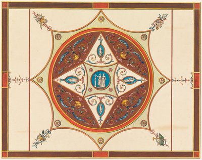 Design for a Painted Ceiling by Frederick Crace